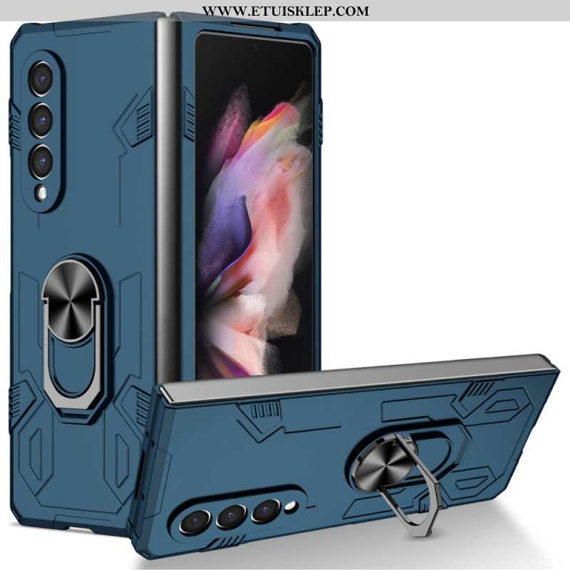 Futerały do Samsung Galaxy Z Fold 4 Dwumateriałowy I Obrotowy Pierścień